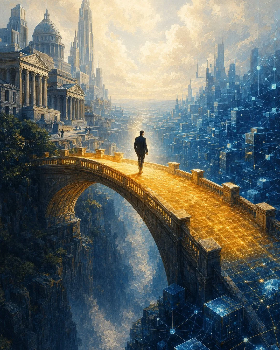 PIX → cripto: onde o banco termina e a blockchain começa