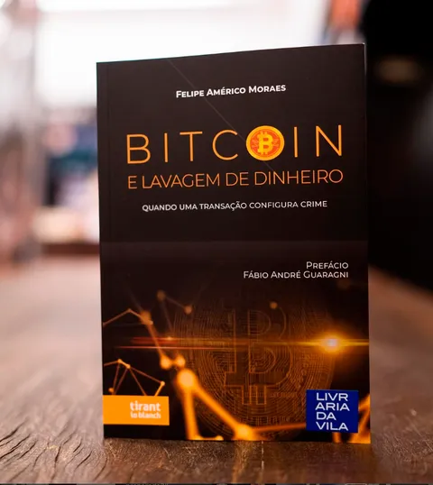 Capa do livro Bitcoin e Lavagem de Dinheiro, de Felipe Américo Moraes